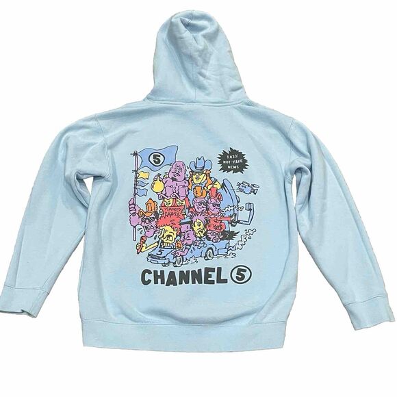 CHANNEL 5  Sweatshirt Medium Hoodie Pullover Skater Streetwear Skateboarding - Picture 1 of 8
